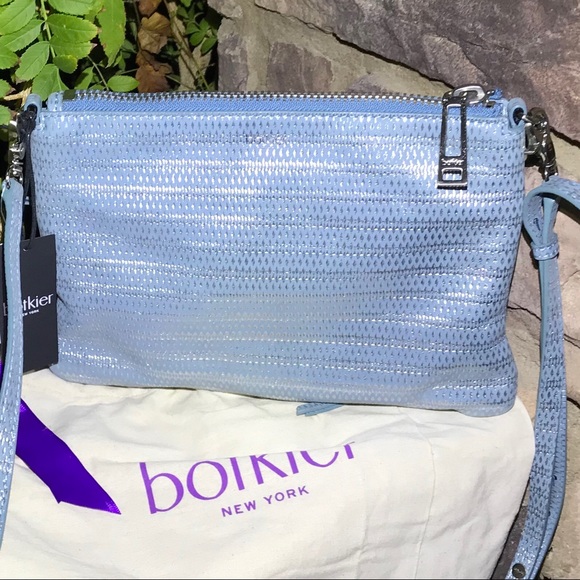 Botkier New York Blue Suede Crossbody - Picture 4 of 8